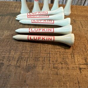 Vintage Lufkin Golf Tees - Set Of 10